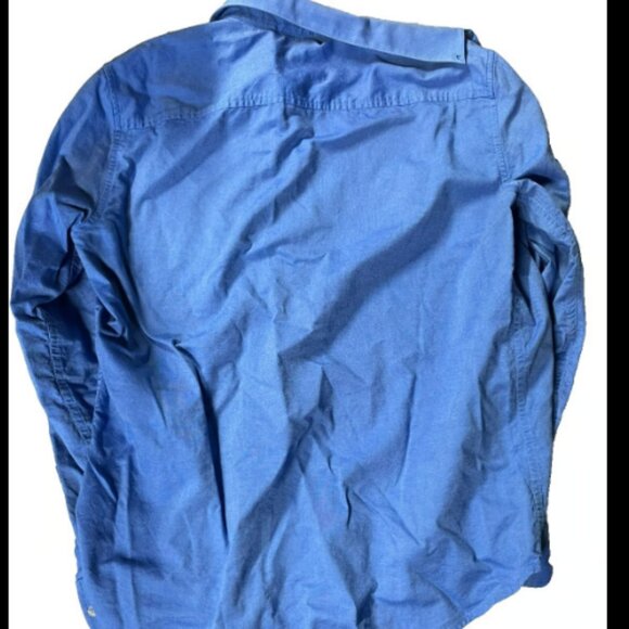 Share Armani Exchange Mens Button Up Collar Shirt: Blue, Large, Slim Fit, Long S - Picture 4 of 4
